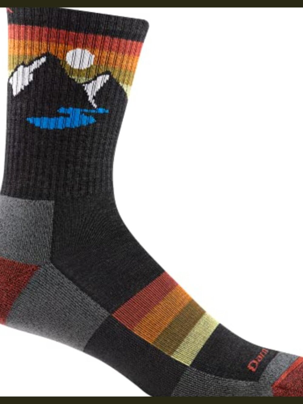 Merino Wool Micro Crew Cushion Hiking Socks Lightweight